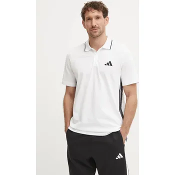 Pánské tričko Bavlněné polo tričko adidas Essentials JE6383 béžová 01X, vel. S