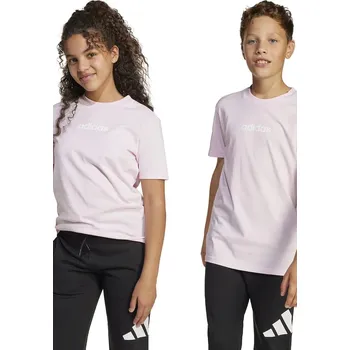 Dětské bavlněné tričko adidas JC9750 růžová 03X, vel. 128