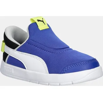 Chlapecké tenisky Dětské sneakers boty Puma Courtflex v3 SLIPTECH modrá barva, 399735 55X, EUR 20