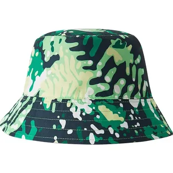 Klobouk Dětský oboustranný klobouk Reima Viehe zelená barva, 5300159A 5300159A.PPYA 77X, vel. 48