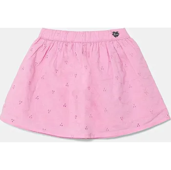 Dívčí sukně Dětská bavlněná sukně Guess K5GD11.WH710.PPYA růžová 30X, vel. 96-104