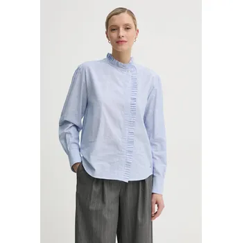 Pánská košile Bavlněná košile Tommy Hilfiger WW0WW44063 modrá 05X, vel. 34