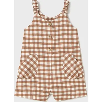 Dívčí kalhoty Dětské rampery Mayoral 1836.4F.Baby.PPYA hnědá 82X, vel. 104