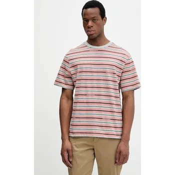 Pánská móda Bavlněné tričko United Colors of Benetton 30CXU10A0 oranžová 20X, vel. L