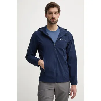 Pánská větrovka Outdoorová bunda Columbia Heather Canyon II tmavomodrá barva, 2117063 59X, vel. XL