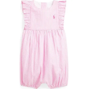 Dupačky Dětské bavlněné dupačky Polo Ralph Lauren 310965362001 růžová 30X, vel. 80-83