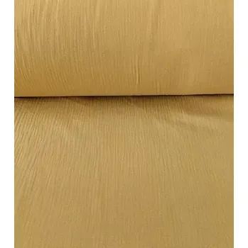 Látka metráž mušelín plenkovina okrová | RTex