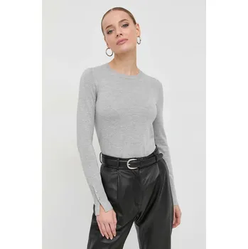 Dámský svetr Svetr Guess ELINOR dámský, šedá barva, lehký, W2YR30 Z2V62 W2YR30.Z2V62 90X, vel. XS