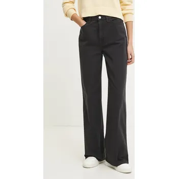 Dámské kalhoty Bavlněné kalhoty Tommy Jeans DW0DW19394 černá 99X, vel. 30/30