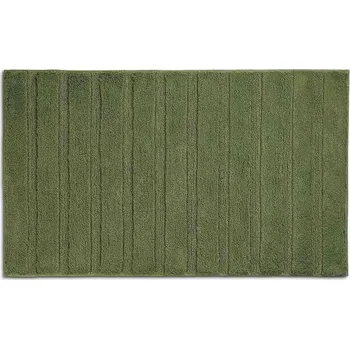 Koupelnová předložka Kela Koupelnová předložka Megan 100% bavlna mechově zelená 100,0x60,0x1,6cm