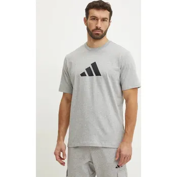 Bavlněné tričko adidas Future Icons JD4914 šedá 90X, vel. XL