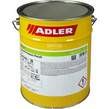 Lak na dřevo Adler Lignovit Protect Finish - vodou ředitelná UV ochrana 4 l