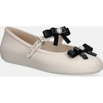 Dámské baleríny Baleríny Melissa SOFT BALLERINA BOW béžová barva, M 35971 M.35971.BE620 01X, EUR 35/36