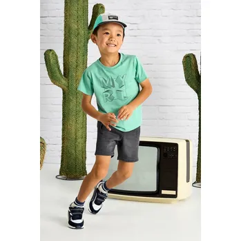 Chlapecké kraťasy Dětské riflové kraťasy Mayoral šedá barva, nastavitelný pas, 3222 3222.5E.Mini.PPYA 90X, vel. 140