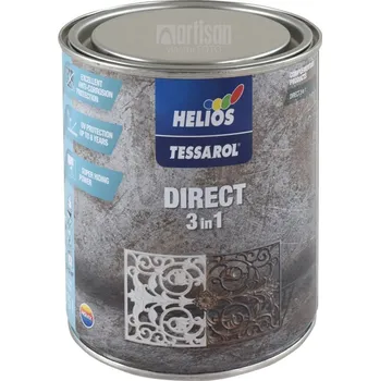 barva na kov TESSAROL Direct 3in1 - antikorozní barva na kov 0.75 l Zelená