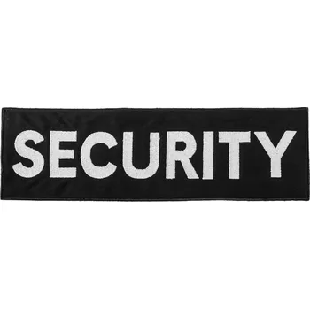 Nášivka Nášivka SECURITY velká bílá 100x360 mm Z0453 Barva: Bílá