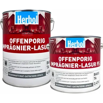 Lak na dřevo HERBOL Offenporig Impragnier-Lasur FS - impregnační lazura na