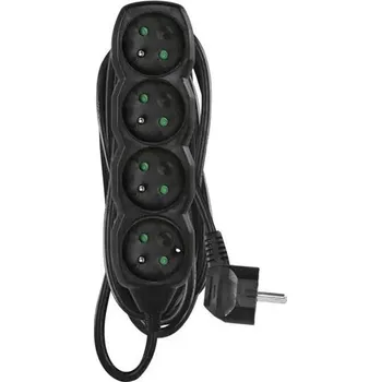 Prodlužovací kabel Prodlužovací přívod 4 zásuvky 5m EMOS PC0415R