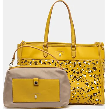 Kabelka Kabelka U.S. Polo Assn. Road žlutá barva, BEU1R8646WWI 11X, vel. ONE SIZE