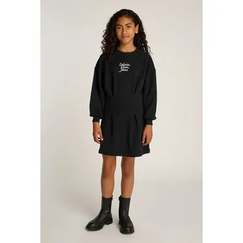 Dámské šaty Dívčí šaty Calvin Klein Jeans IG0IG02773.128.176.PPYA černá 99X, vel. 128
