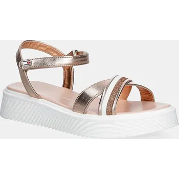 Dívčí sandály Dětské sandály Tommy Hilfiger růžová barva, T4A2-33800 T4A2.33800.35.39 30X, EUR 37