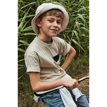 Dětské tričko Mayoral 6012.7E.Junior.PPYA béžová 12X, vel. 172