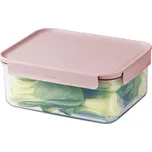 Dóza na potraviny CLASSIC PLUS 2 l růžová/čirá