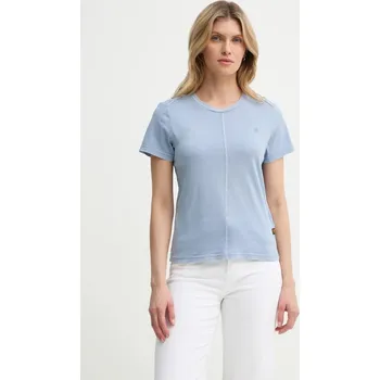 Pánské tričko Bavlněné tričko G-Star modrá barva, D24499-B059 D24499.B059 05X, vel. XS