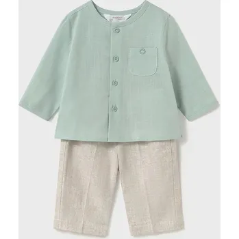 Kojenecká souprava Dětská bavlněná souprava Mayoral Newborn bílá barva, 1564 1564.1M.Newborn.PPYH 70X, vel. 75