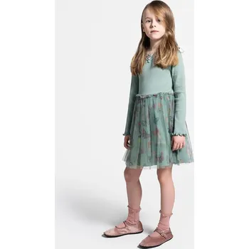 Dívčí šaty Dívčí šaty Coccodrillo WC5129102DGK zelená 78X, vel. 92