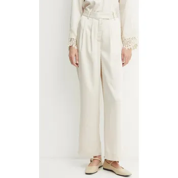 Dámské kalhoty Kalhoty Bruuns Bazaar BBW4271 béžová 01X, vel. 36