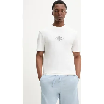 Bavlněné tričko HUGO 50534951 bílá 00X, vel. XXL