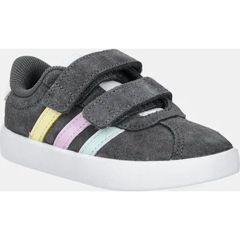 Chlapecké tenisky Dětské sneakers boty adidas VL COURT 3.0 šedá barva, JH6308 90X, EUR 19