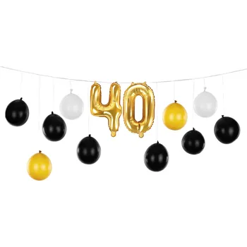 Party dekorace Narozeninová sada nafukovacích balónků - 40