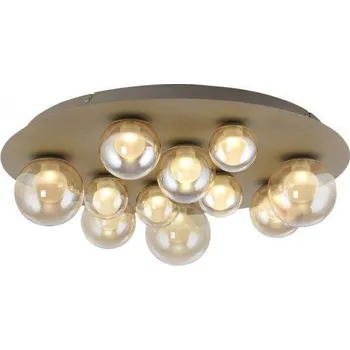 PAULNEUHAUS LED stropní svítidlo PURE Popup, bronzová, stmívatelné, dálkový ovladač, paměťová funkce 2200-5000K - PAUL NEUHAUS PN 6588-97