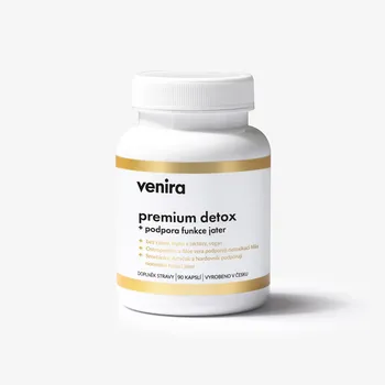 VENIRA Premium detox + podpora funkce jater 90 cps.