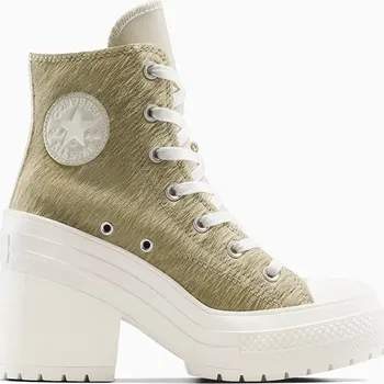 Pánská obuv Kecky Converse Chuck 70 De Luxe Heel Pony Hair A12813C zelená 81X, EUR 37