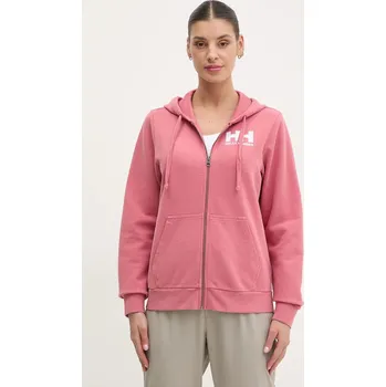 Dámské oblečení Bavlněná mikina Helly Hansen 34461 růžová 38X, vel. S