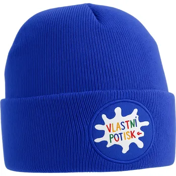 Čepice Beechfield Zimní čepice s vlastním potiskem 2 Velikost: uni, Barva: královská modrá