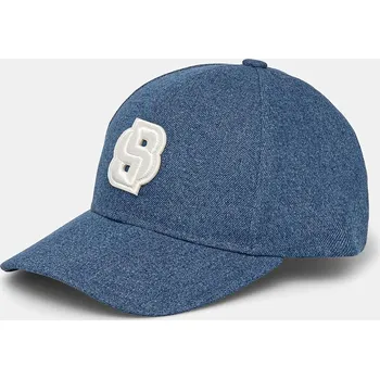 Kšiltovka Bavlněná baseballová čepice BOSS tmavomodrá barva, 50539517 59X, vel. ONE SIZE
