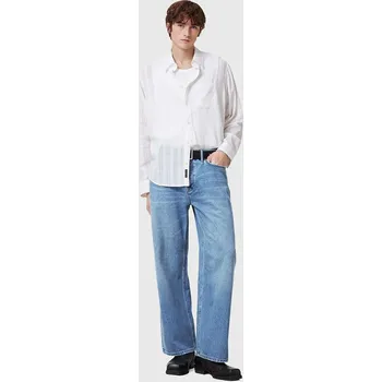 Pánské džíny Bavlněné džíny AllSaints LENNY M011EA modrá 50J, vel. 34