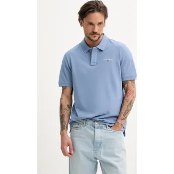 Pánské tričko Bavlněné polo tričko Tommy Jeans DM0DM20914 modrá 95X, vel. S