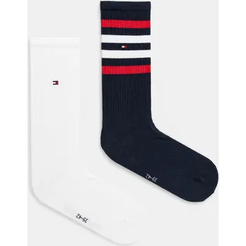 Pánské ponožky Ponožky Tommy Hilfiger 2-pack pánské, tmavomodrá barva, 701232594 59X, vel. 39/42