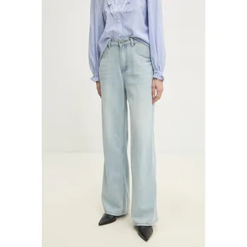 Dámské džíny Džíny Answear.LAB dámské, high waist BD0711.hlk modrá 55X, vel. S