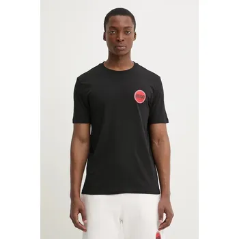 Pánské tričko Bavlněné tričko HUGO 50530641 černá 99X, vel. S