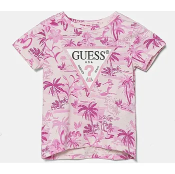 Dětské tričko Guess K5GI06.K6YW4.PPYA růžová 43X, vel. 113-118