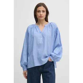 Dámská halenka Lněná halenka Mos Mosh 169400 modrá 55X, vel. M