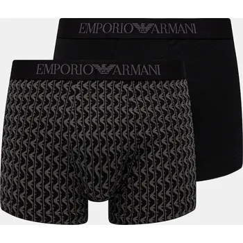 Pánské spodní prádlo Boxerky Emporio Armani Underwear 2-pack EM001014.AF10797 černá 99X, vel. S