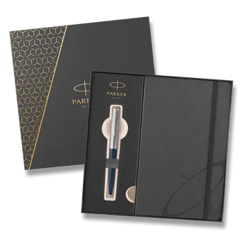 Parker 51 Midnight Blue CT - kuličkové pero v dárkové kazetě se zápisníkem