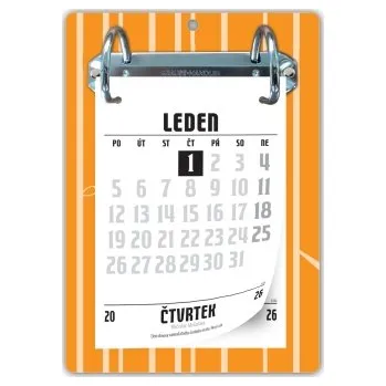 Kalendář Denní trhací s měsíčním přehledem (A6)